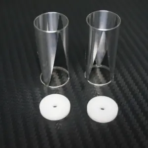 Team C Shock inlay and shock piston rear (2) 19mm Big Bore shocks 1:8 Onroad Comp. (TU1850)