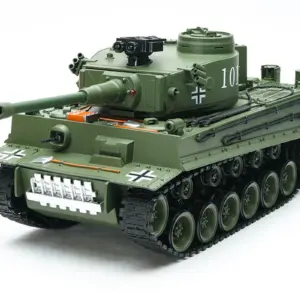 Brother Tank RC Tank 1:18 German Tiger 1 Green