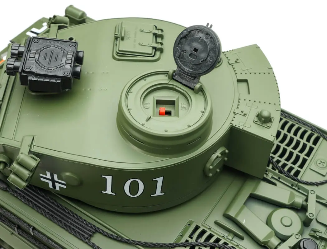 Brother Tank RC Tank 1:18 German Tiger 1 Green