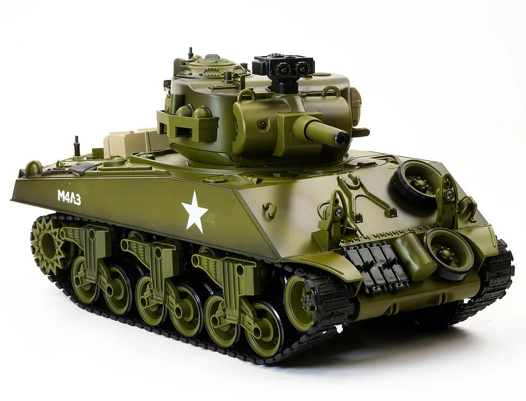 Brother Tank RC Tank 1:18 USA M4A3 Sherman Green