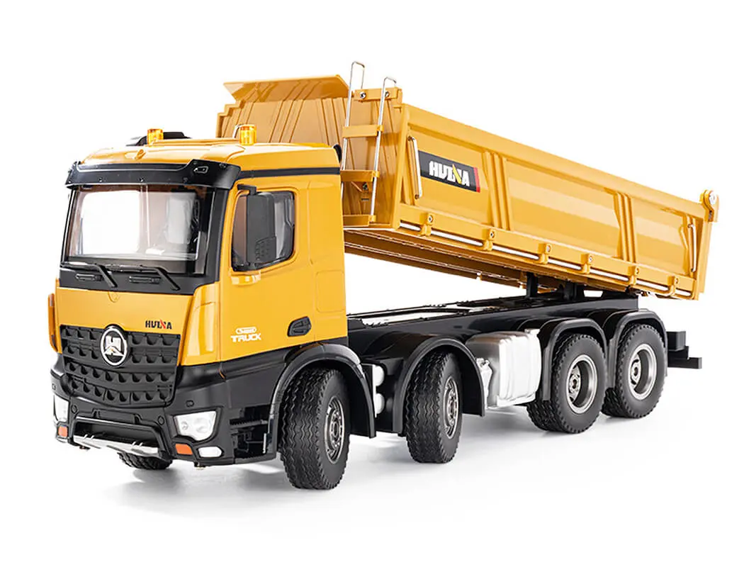 Huina RC Tipper Dumptruck 12CH 8-Wheel with Die Cast Metal Parts