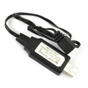 Huina 1580/1582/1583/1592 USB Charger 3 Pin White Balance Connector