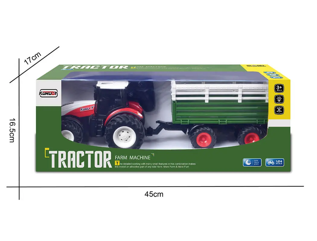 Korody RC 1:24 Tractor with Livestock Transport Vehicle