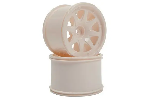 LRP 8-Spoke Wheel white (2 pcs) - S10 MT