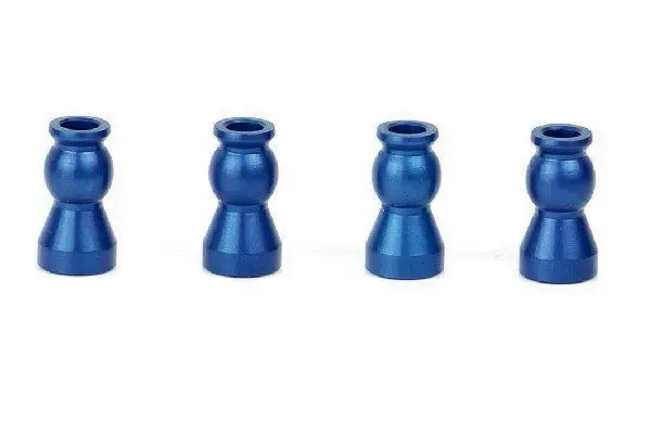 LRP Aluminium Front Hub carrier Axle Blue (2pcs) Twist