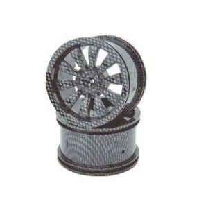 LRP V-Spoke Wheel carbon-look (2 pcs.) S18 RMT