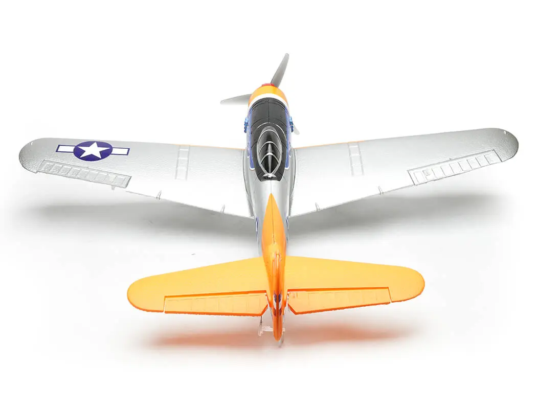 Mo-Fly A84 Silver/Orange 690mm 6CH 3D/6G with 6-Axis Gyro RTF