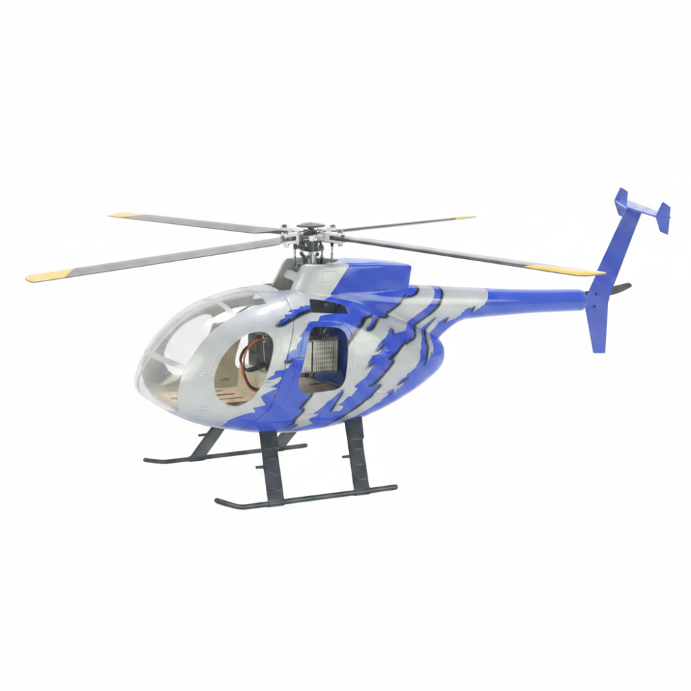FLISHRC MD500E G-Jive (Blue) RTF FL450 V5 450 Class/Size Scale RC Helicopter