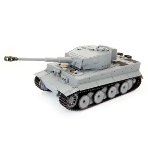 Taigen 1:24 Tiger 1 IR Battle Tank Late Version- Grey (Base)