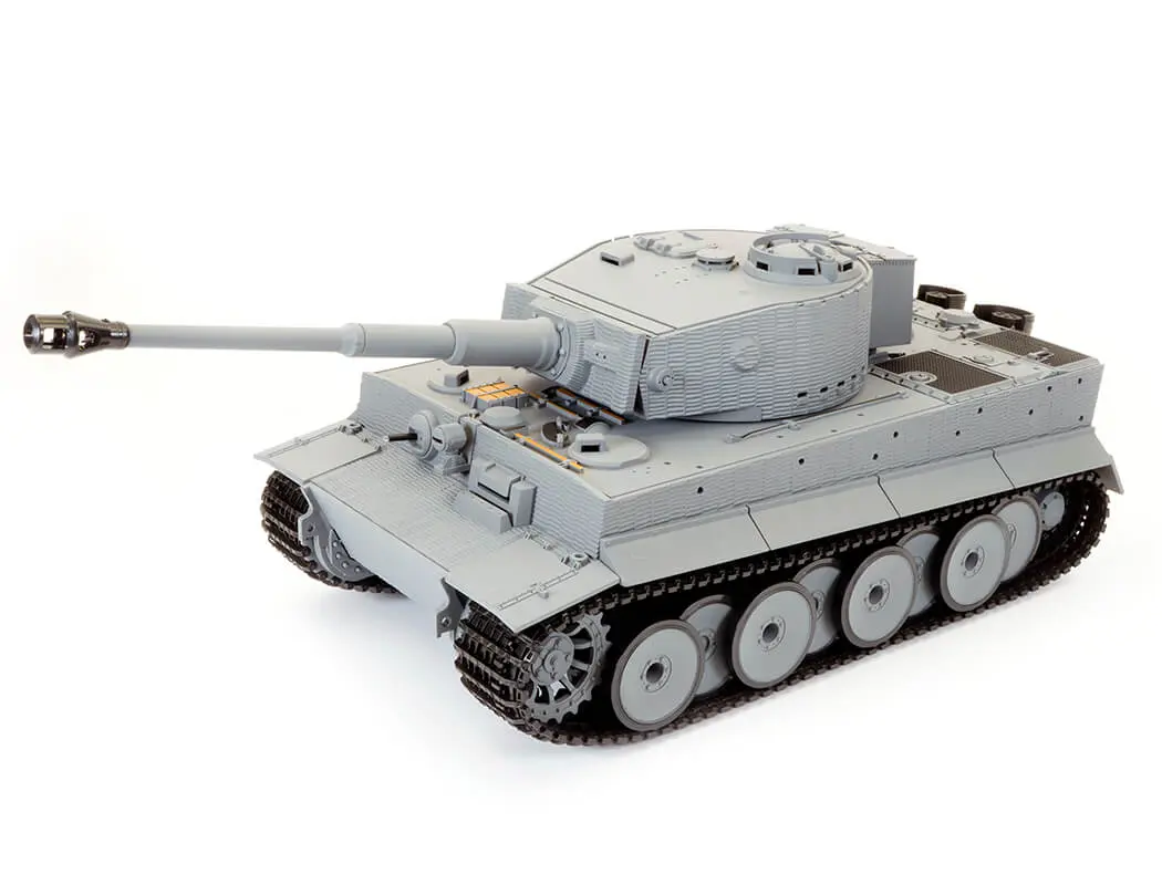 Taigen 1:24 Tiger 1 IR Battle Tank Late Version- Grey (Base)