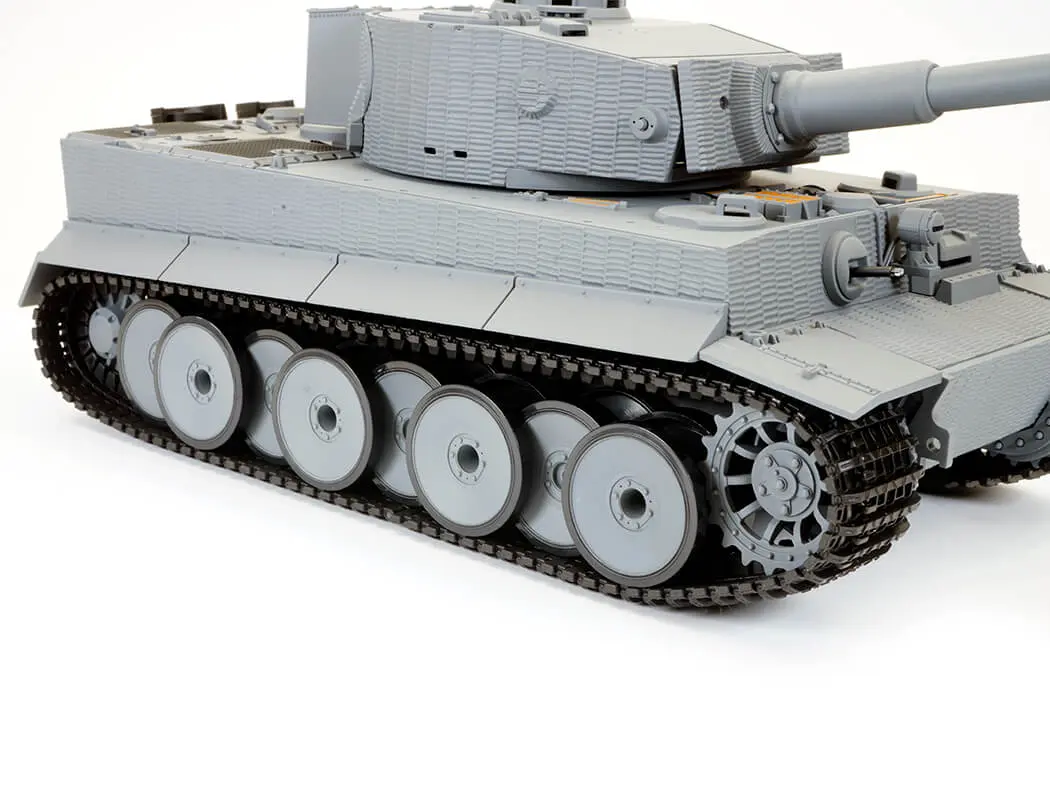Taigen 1:24 Tiger 1 IR Battle Tank Late Version- Grey (Base)
