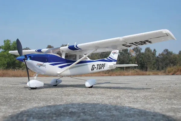 Top Gun Park Flite Cessna 182 Skylane RTF Mode 2 - Blue