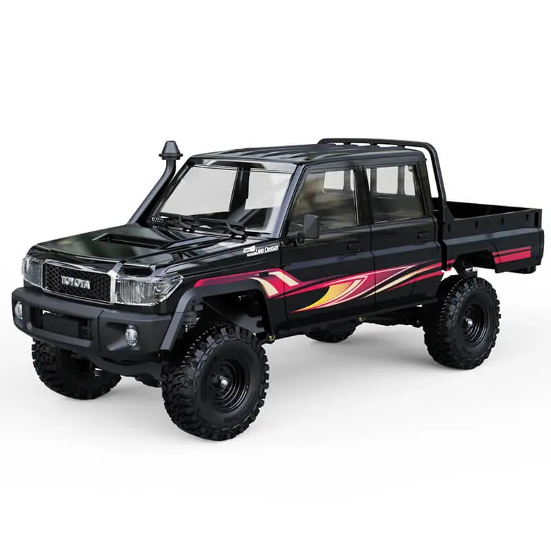 UDI RC Toyota Land Cruiser RTR 1/18 Double Cab Brushless Black