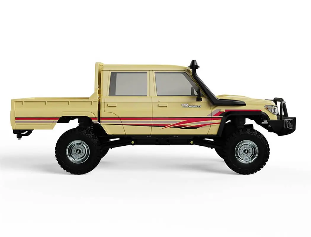 UDI RC Toyota Land Cruiser RTR 1/18 Double Cab Brushless Sand