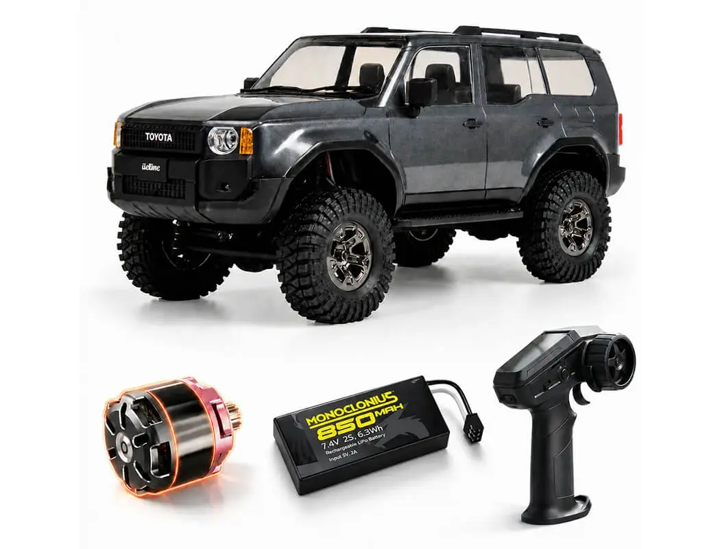 UDI RC UCX18 Toyota Prado 1/18 Crawler RTR Brushless - Grey