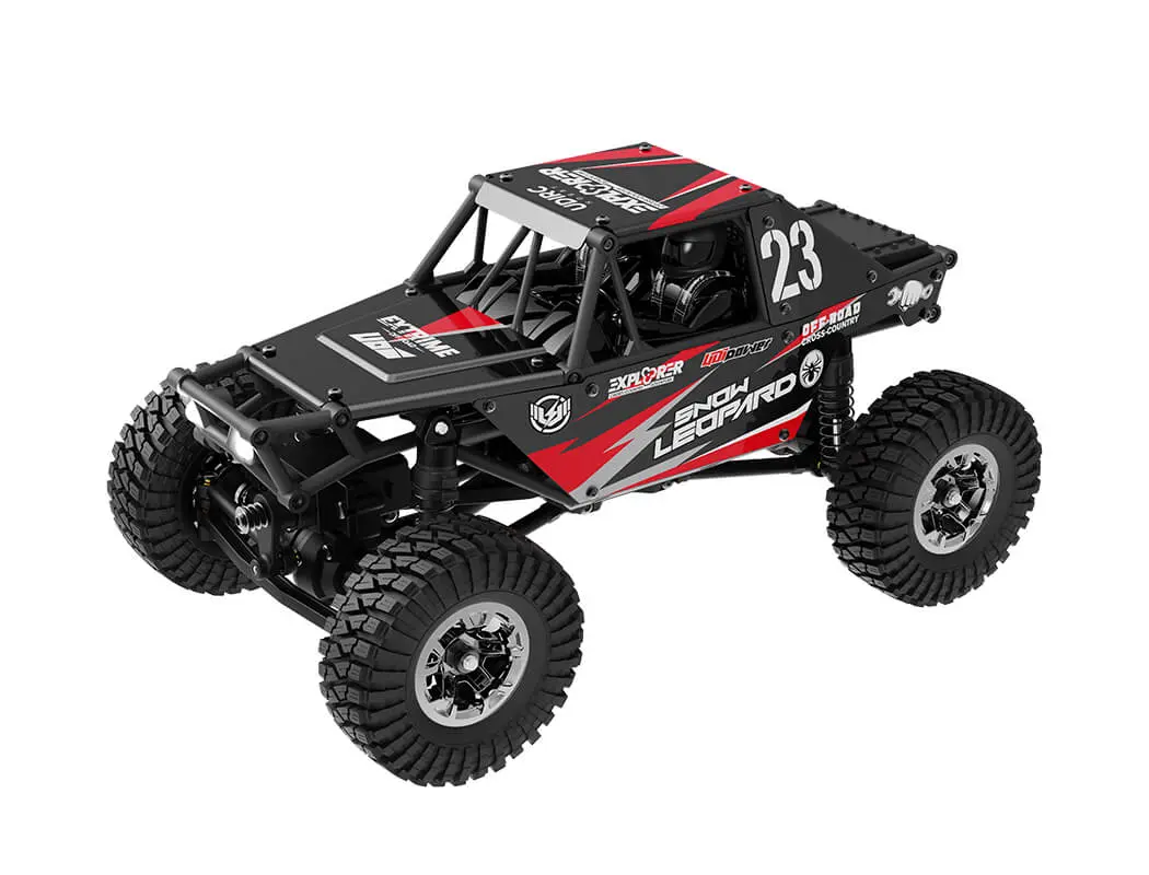 UDI RC UCX24 Snow Leopard 1/24 Crawler RTR Brushed - Black