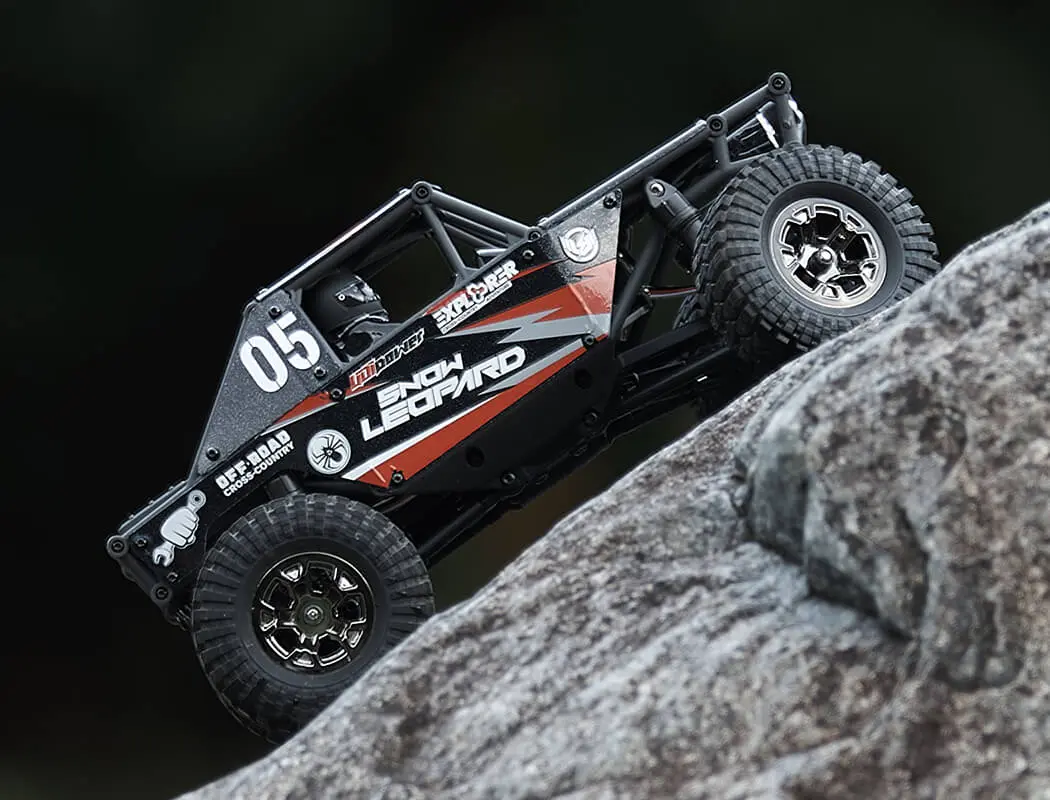 UDI RC UCX24 Snow Leopard 1/24 Crawler RTR Brushed - Black