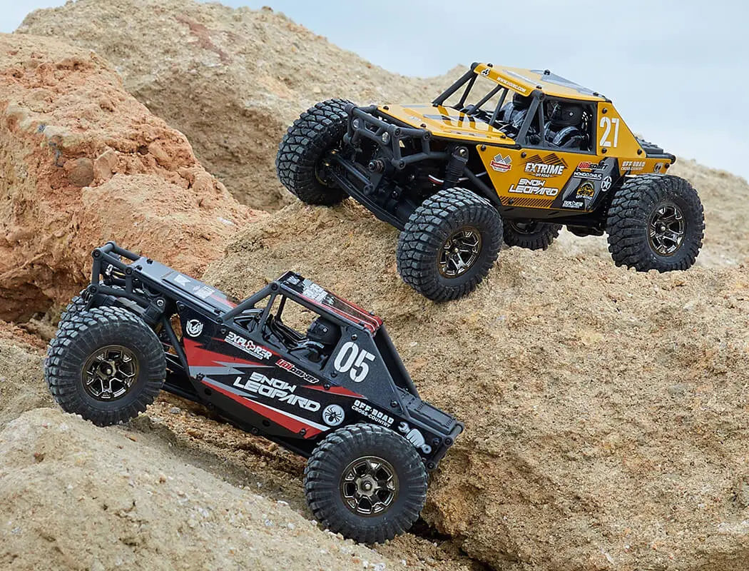 UDI RC UCX24 Snow Leopard 1/24 Crawler RTR Brushed - Black