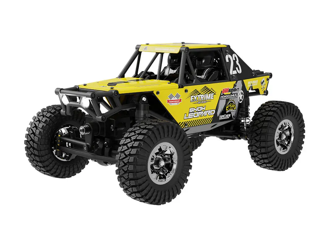 UDI RC UCX24 Snow Leopard 1/24 Crawler RTR Brushed - Yellow