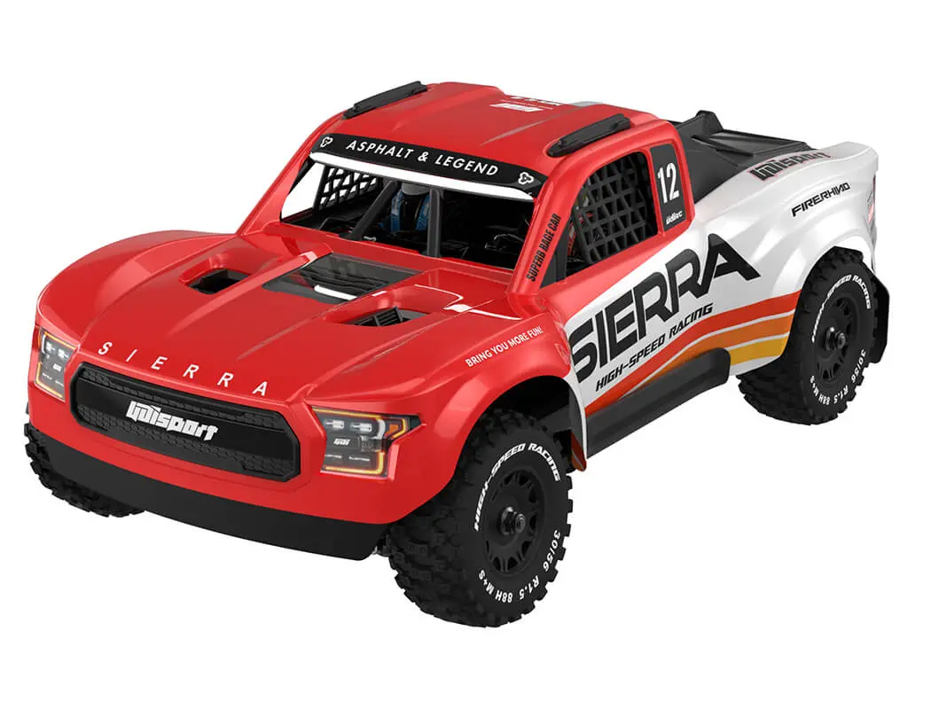 UDI RC 1/12 Sierra 4WD Short Course Truck Brushless RTR - Red