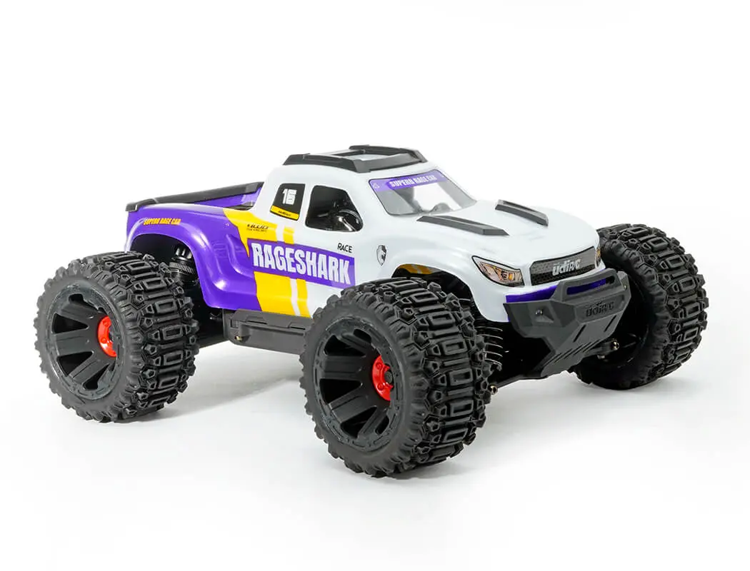 UDI RC Rageshark Monster Truck 1/16 Brushed RTR - Purple