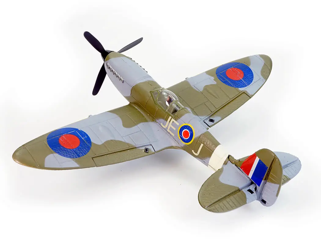 Volantex Spitfire 4CH Blue 400mm Brushed with Gyro EPP RTF