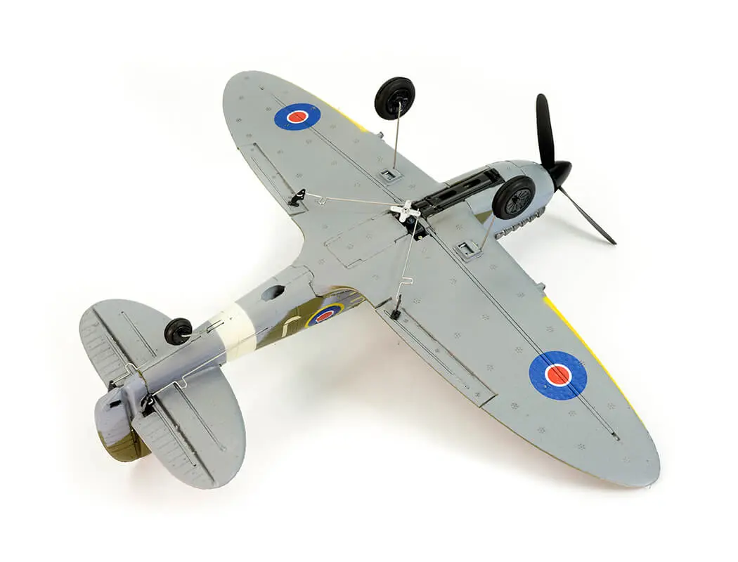 Volantex Spitfire 4CH Blue 400mm Brushed with Gyro EPP RTF