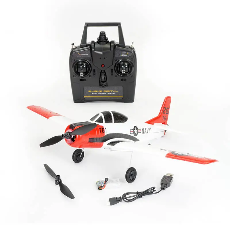 Volantex T-28 Trojan 4CH 400mm Brushed w/Gyro EPP RTF