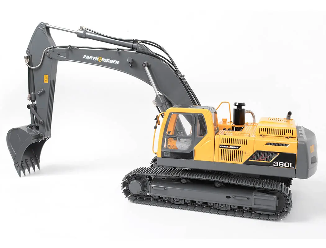 RC4WD 1/14 Scale RTR Earth Digger 360L Hydraulic Excavator (Yellow)